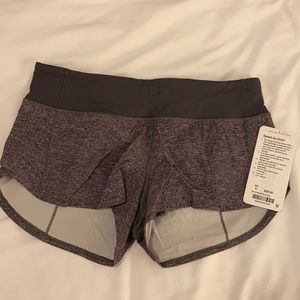 Grey Lululemon speed up short